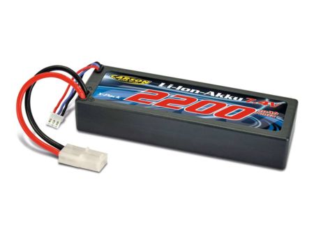 Carson 7,4V/2200mAh LiION Race Akku HC TAM