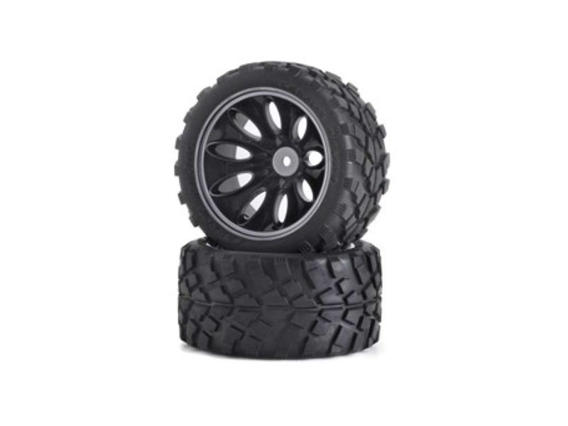 Carson 1:10 Räder (2) Truggy schwarz