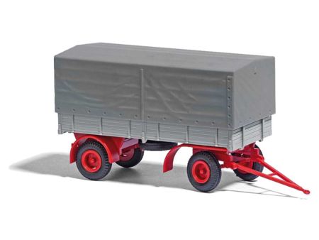 Busch HL80 Anhänger grau/rot