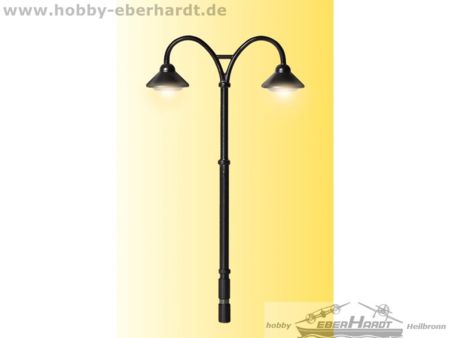 Viessmann H0 Bahnsteigleuchte Baden-Baden, doppelt,2 LEDs wa