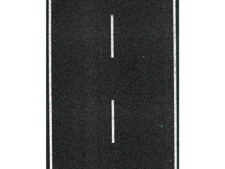 Heki  Fahrbahndecke Asphalt H0, zweispurig 100x8 cm