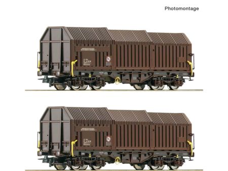 Roco HO 2-tlg. Set: Teleskophaubenwagen, ÖBB