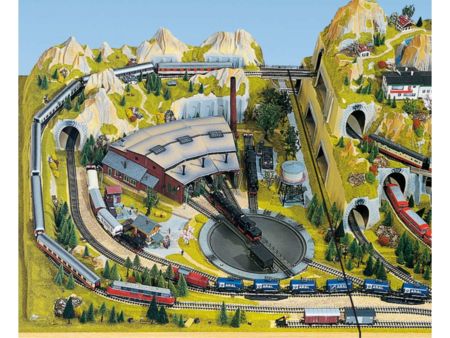 NOCH H0 Anbauteil linksDrehscheibe