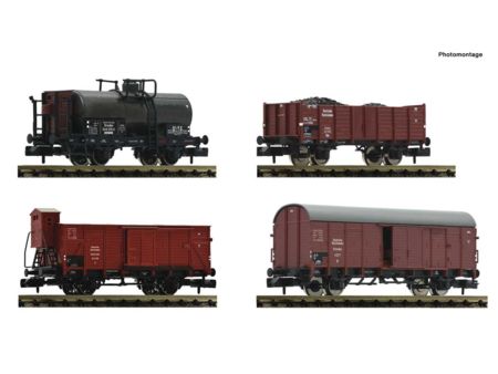 Fleischmann 4-tlg. Set Güterwagen DRB     