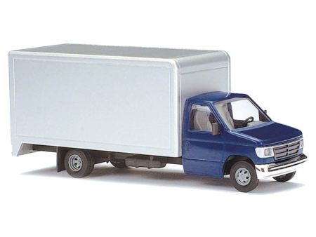 Busch HO Ford E-350 Kastenwagen, Blau/