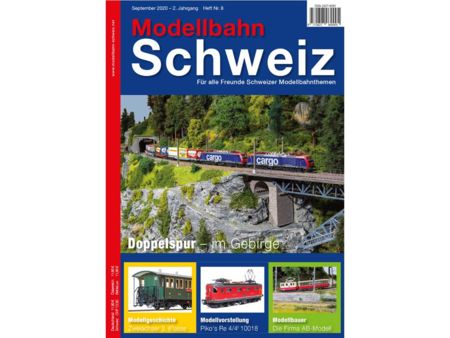 Zeitschrift Modellbahn Schweiz Heft September 2020 Heft Nr.9