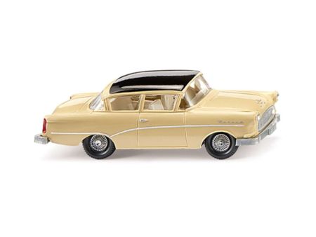 Wiking HO Opel Rekord P1 - grünbeige mit schwarzem Dach