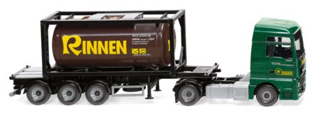 Tankcontainersattelzug 20'   