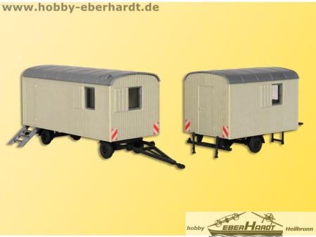 Kibri H0 Bauwagen, 2 Stück 