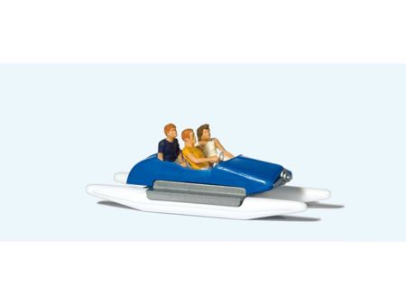Preiser HO Familie im Tretboot (1)