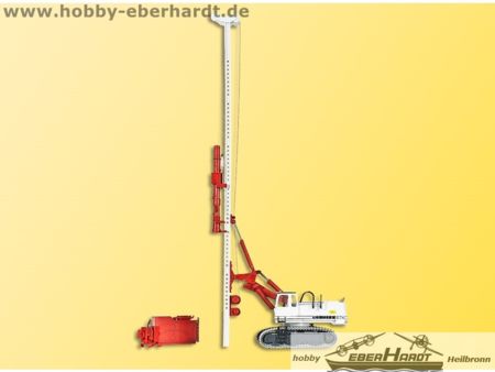 Kibri H0 LIEBHERR 974 mit Ramm- und Ziehgerät