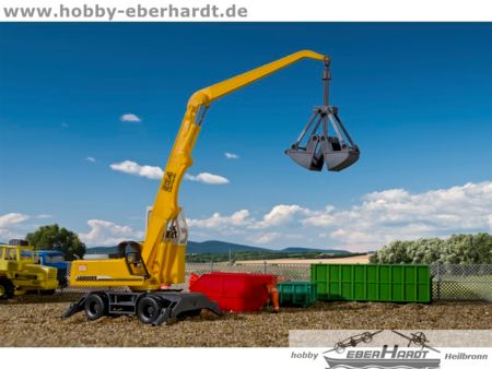 Kibri H0 LIEBHERR R934 Umschlaggerät mit Greifer 