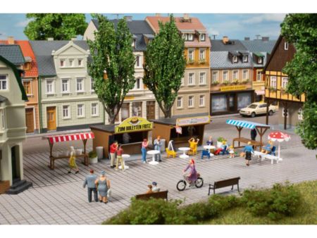 Auhagen H0 Imbiss- und Marktstände