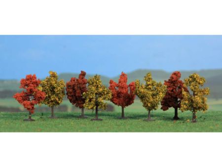Heki  8 Laubbäume herbstlich 4 cm