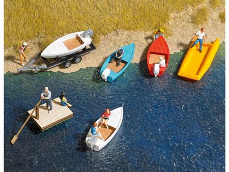 Busch HO Boote-Set