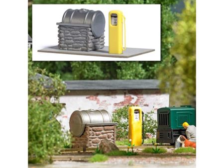 Busch HO Diesel-Tankstelle