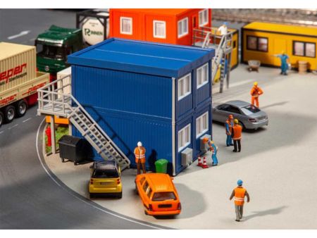 Faller HO 4 Baucontainer, blau
