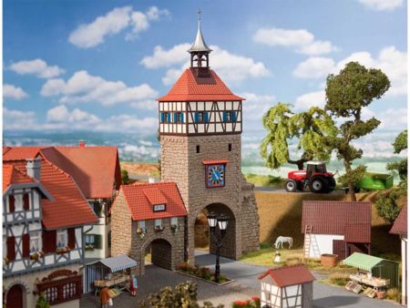 Faller HO Stadttor mit Torhaus