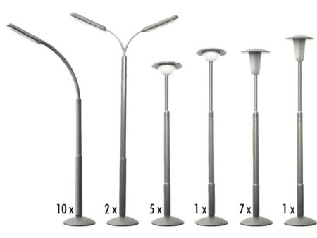 Faller  HO  Straßenlampen-Set