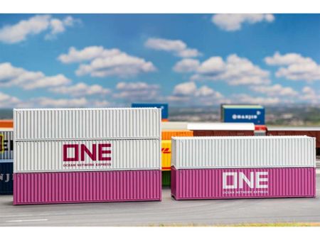 Faller HO 40' Container ONE, 5er-Set