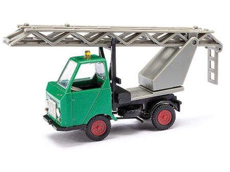Busch Multicar M22 m.Drehleiter grü