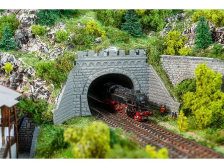 Faller N 2 Tunnelportale, 2-gleisig