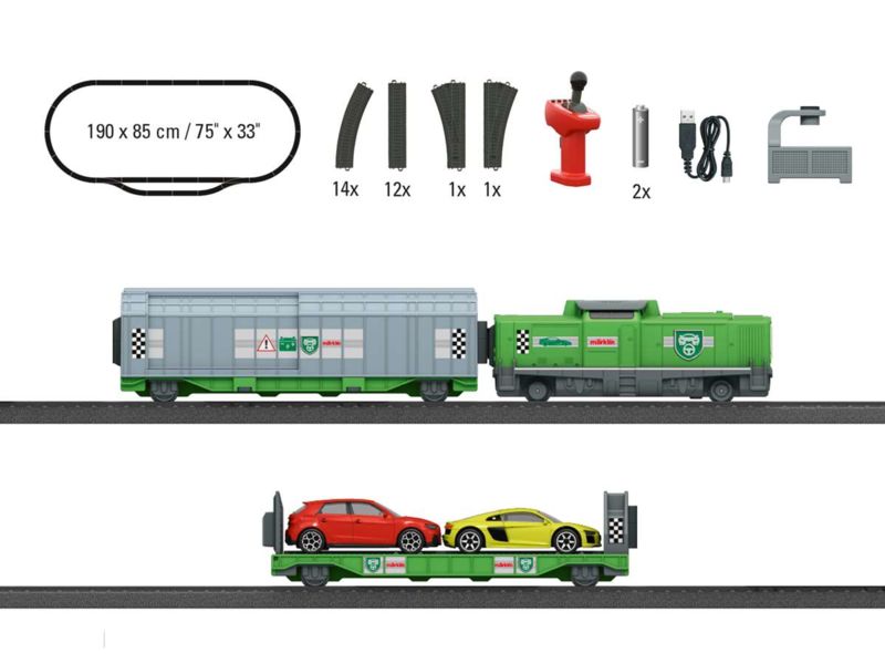 Märklin my world - Startset Autotransport