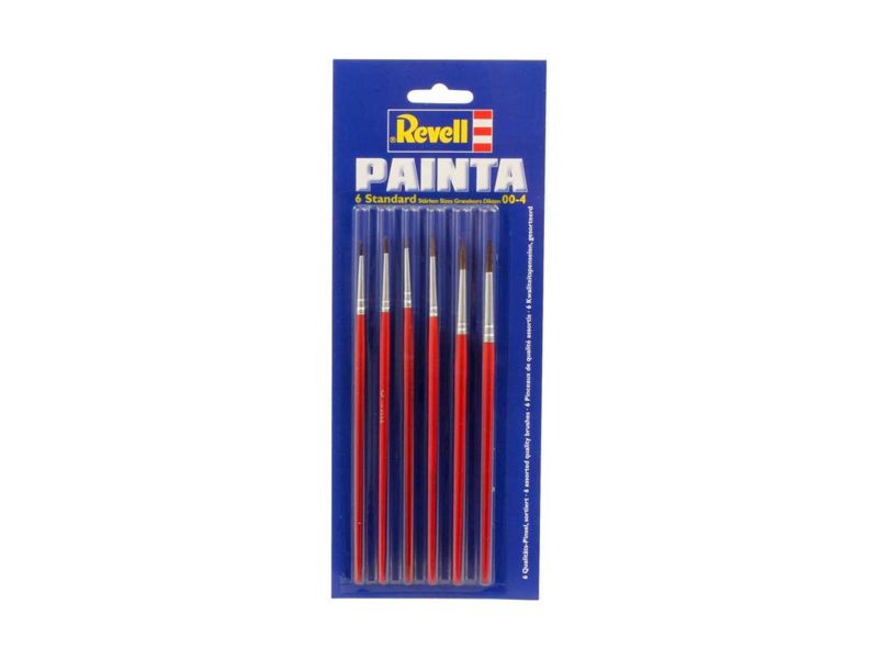 Revell Painta Standard, 6 Größen 00-4, geblistert