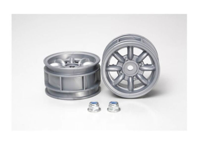 Accessori per Auto RC. per Tamiya Mini 4WD RC Car 1 Set MA/AR Chassis Set con Pneumatici per Ruote (Color : Blu