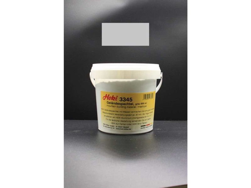 Heki  Geländespachtel grau, 500 g