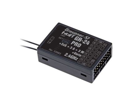 Graupner GR-24 Pro +3xG +3A + 3M + Vario HoTT - 2.4 GHz