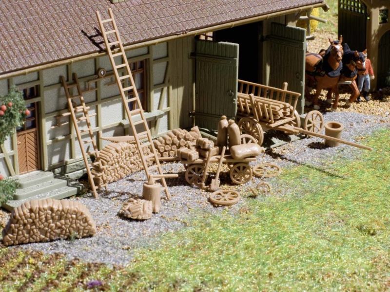 H0-Ausstattung zum Bauernhof 