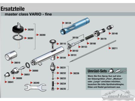 Revell  Airbrush Spritzpistole master class (Vario)