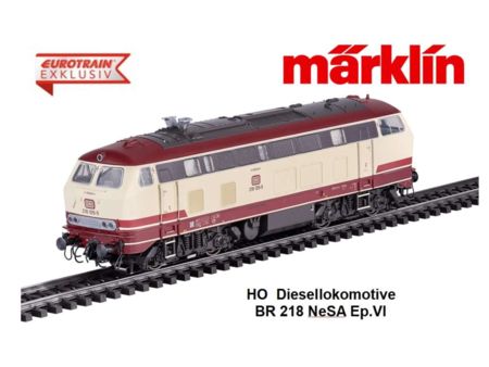 Märklin HO Diesellokomotive Baureihe 218, NeSA, Ep.VI