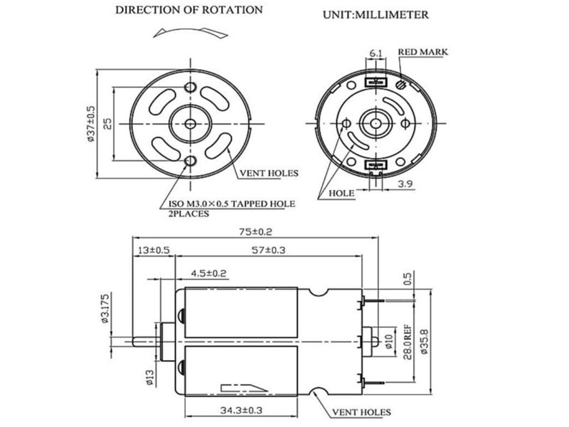 Krick MAX Power 600 Elektromotor