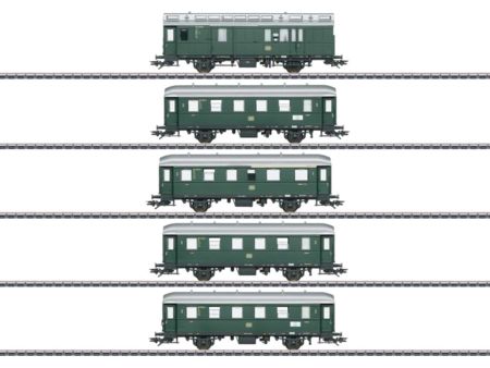 Märklin HO Reisezugwagen-Set DB 5 teilig Ep.III