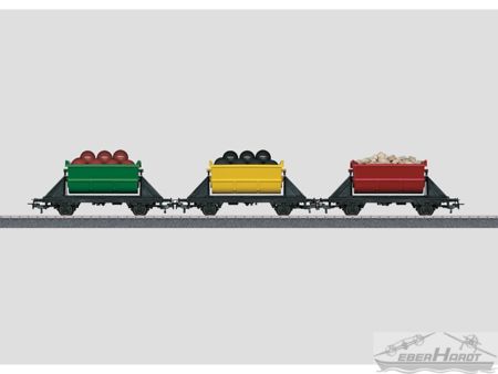 Märklin  HO  Kippwagen-Set m.Beladung