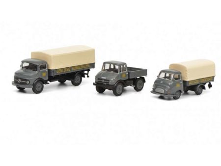 Schuco MHI 3er Set DB, grau 1:87