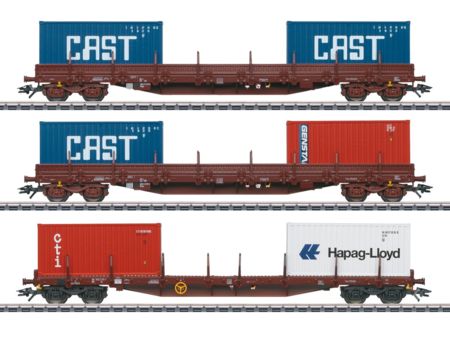 Märklin HO Containerwagen-Set SNCB