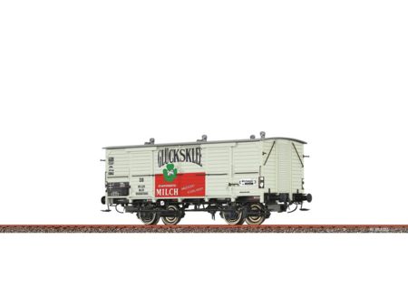 Brawa H0 Kühlwagen Gh 03 DB, Epoche III, Glücksklee Milch