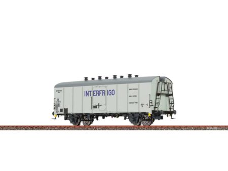Brawa H0 Kühlwagen UIC St 1 DB, Epoche III, INTERFRIGO