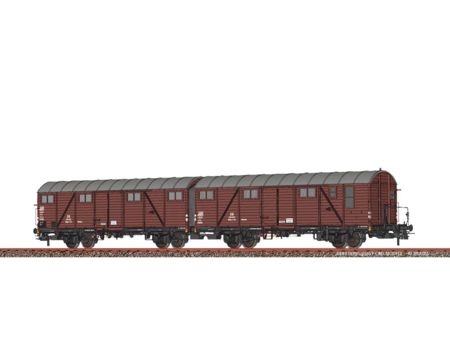 BRAWA  H0 Gedeckter Güterwagen Hbqrs-52 DB III