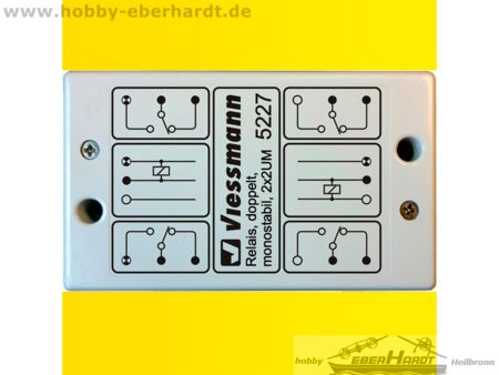 Viessmann Relais, monostabil, 2 x 2UM, negativer Schaltimpul