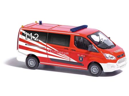 Busch HO Ford Transit Custom Feuerwehr