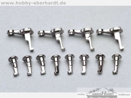 Piko Kurbelbolzen + Gegenkurbel (10 Stück) (silber)