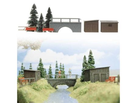 Motiv-Set  +Am Wildbach½ H0