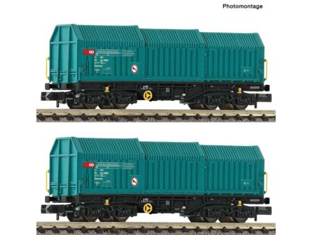 Fleischmann N  2-tlg. Set: Teleskophaubenwagen, SBB