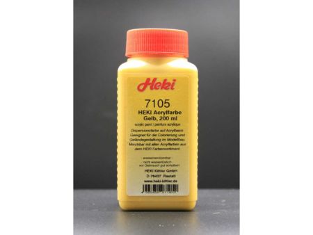 Heki  Acrylfarbe Gelb, 200 ml
