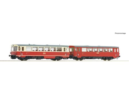 Roco HO Dieseltriebwagen 174 001-8 mit Beiwagen, DR