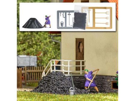 Busch HO Action Set: Kohle schaufeln